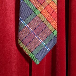 Edinburgh Fringe Festival Tartan Necktie Wool